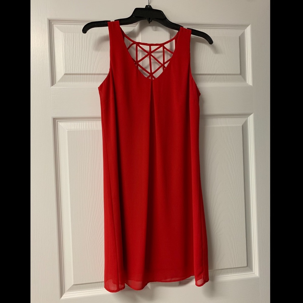 A. Byer Red Dress